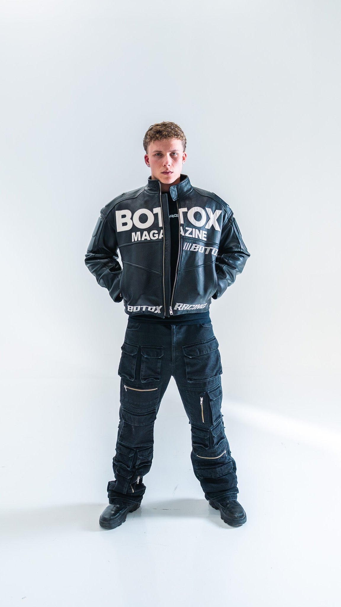 Botox Magazine Racing Jacket (Black)