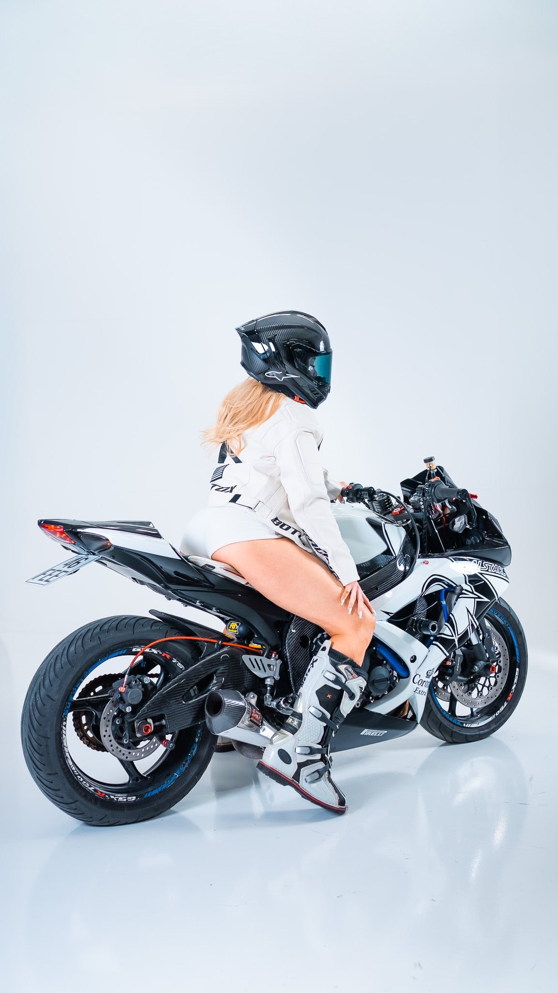 Botox Magazine Racing Jacket (White)