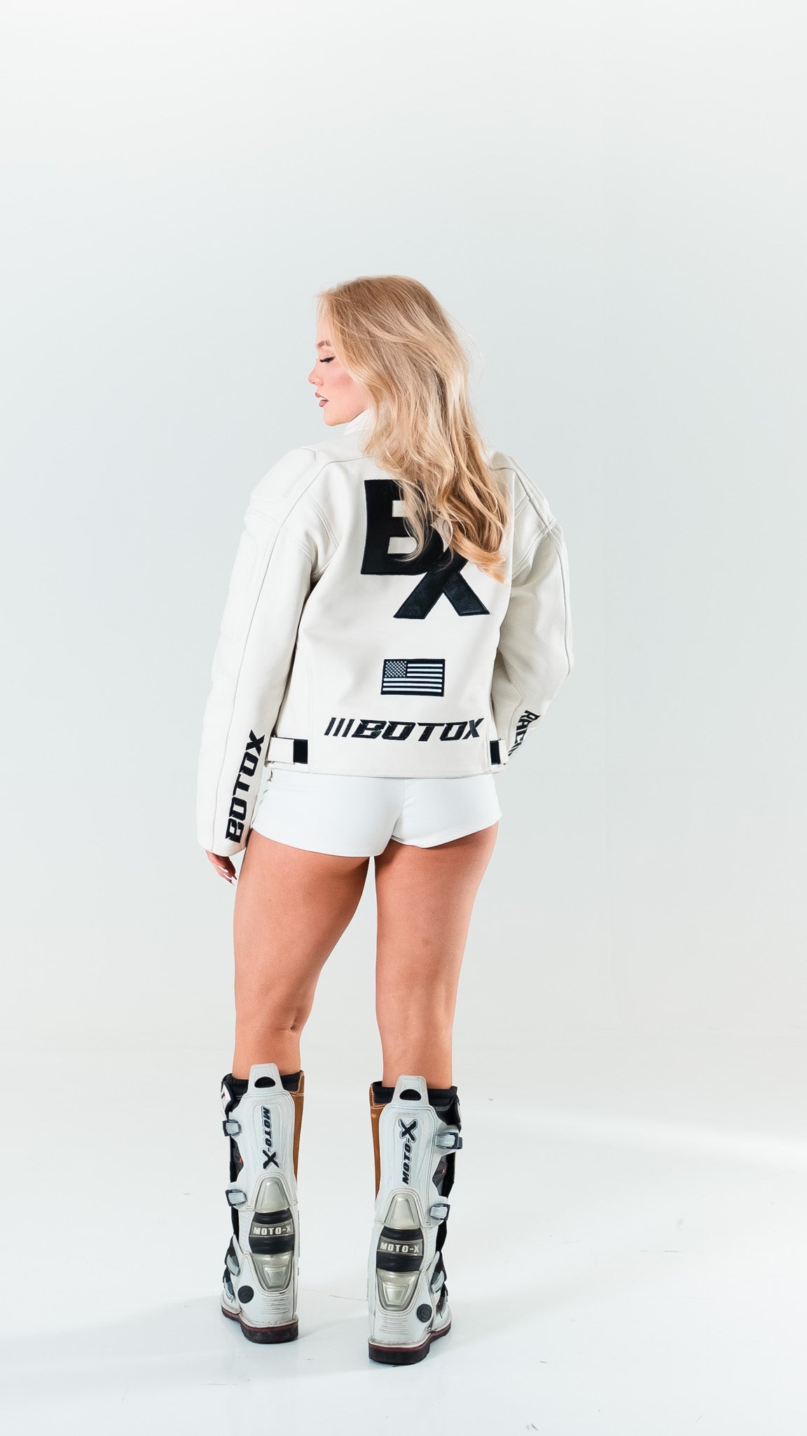 Botox Magazine Racing Jacket (White)